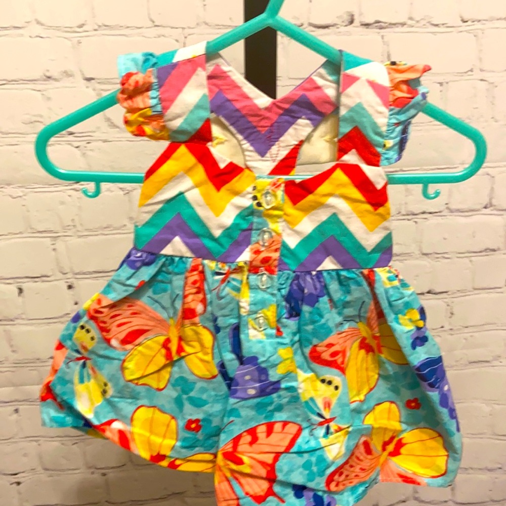 Butterfly back dress